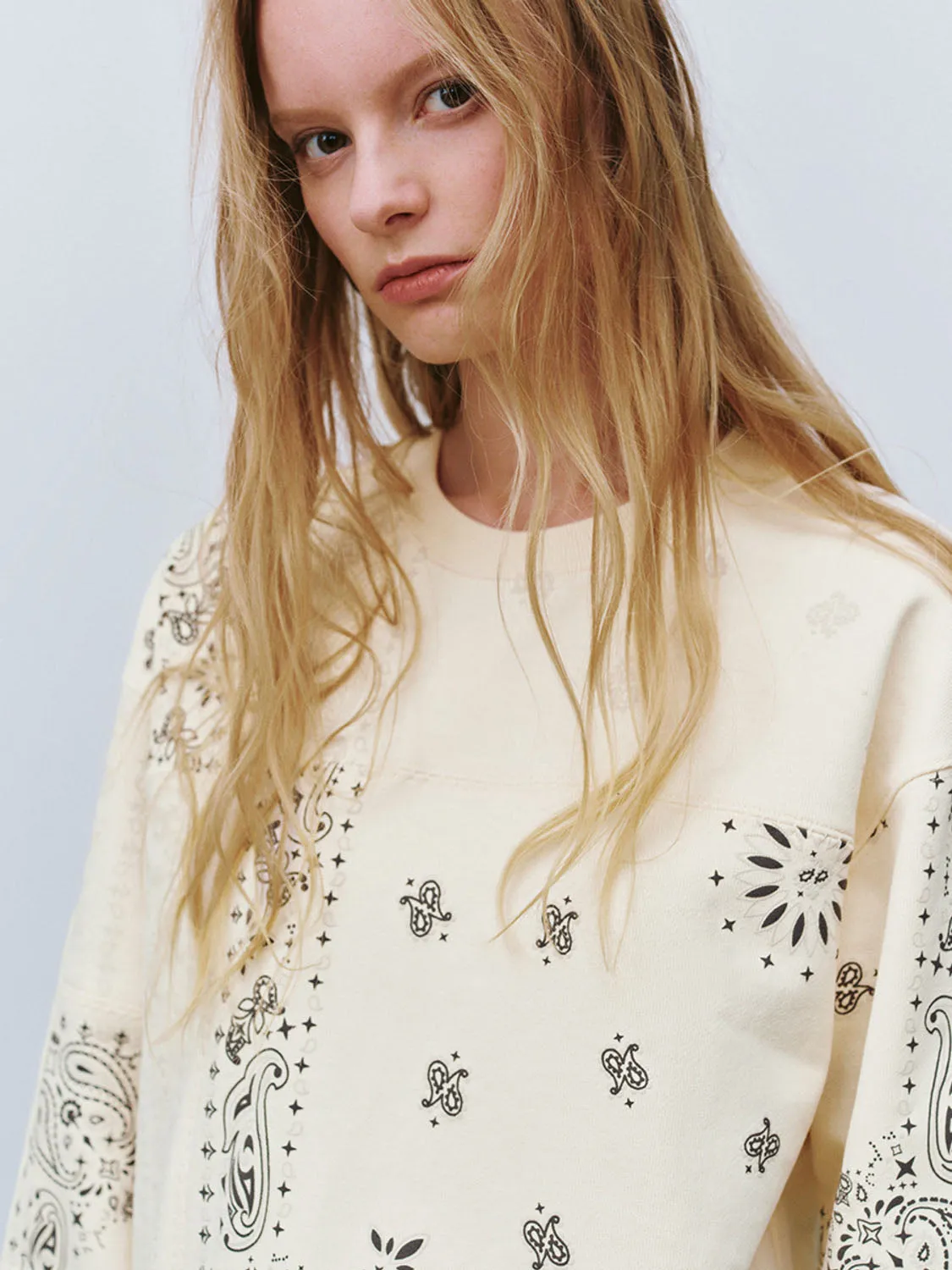 Crew Neck Loose Sweatshirts sold by Urban Revivo product image thumbnail 3