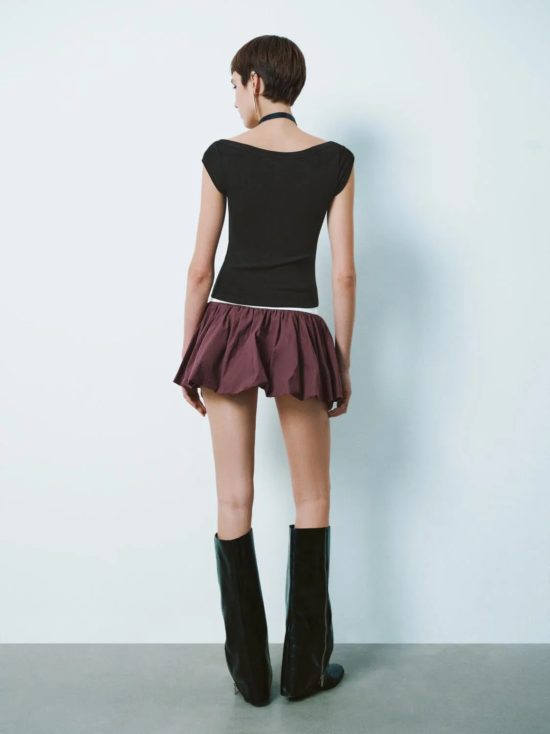 A-Line Balloon Mini Skirts sold by Urban Revivo product image thumbnail 4