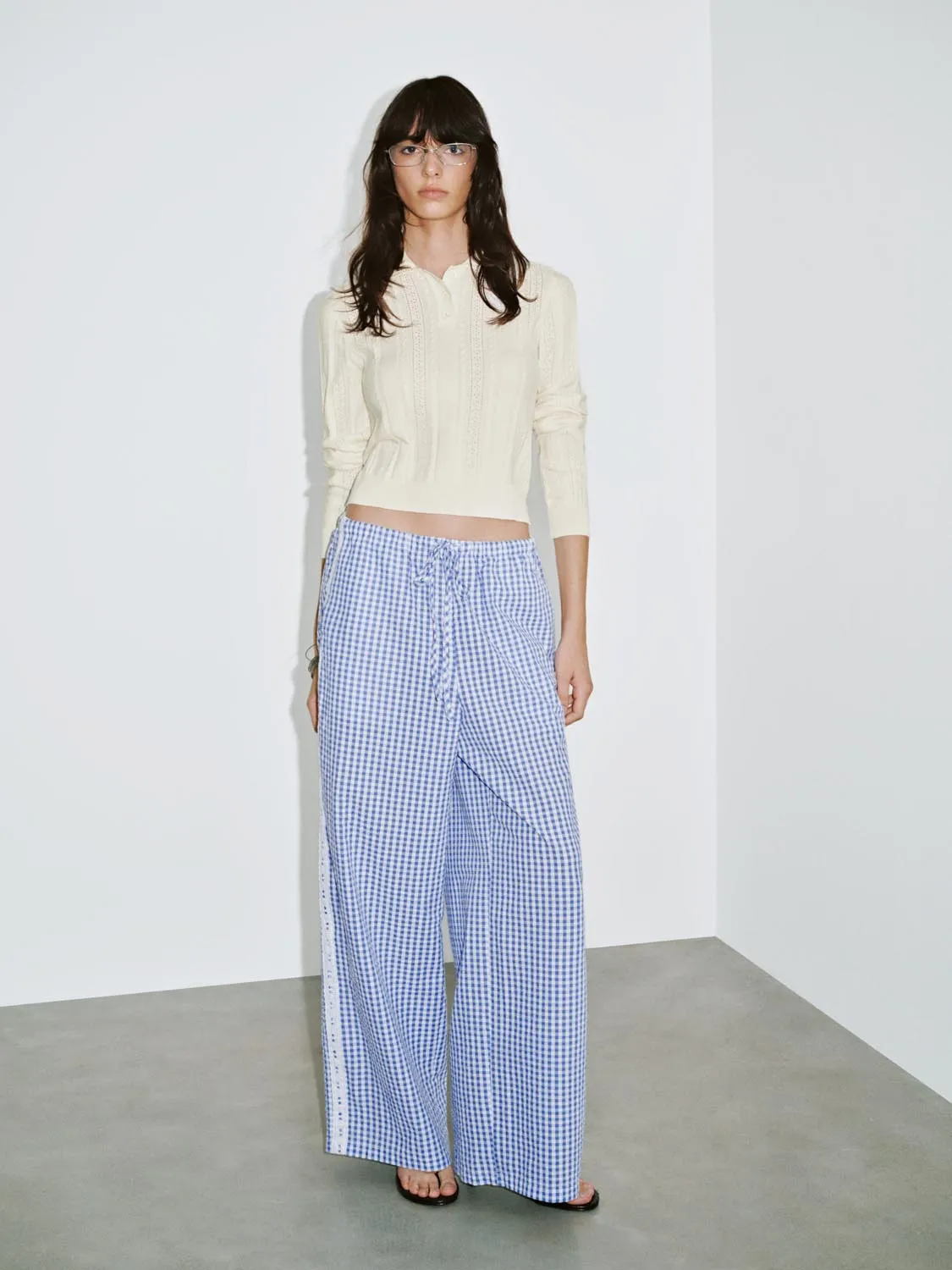 Button Top Long Sleeve Knitted T-Shirts sold by Urban Revivo product image thumbnail 5