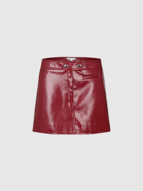 Zipper Fly A-Line Midi Skirts sold by Urban Revivo