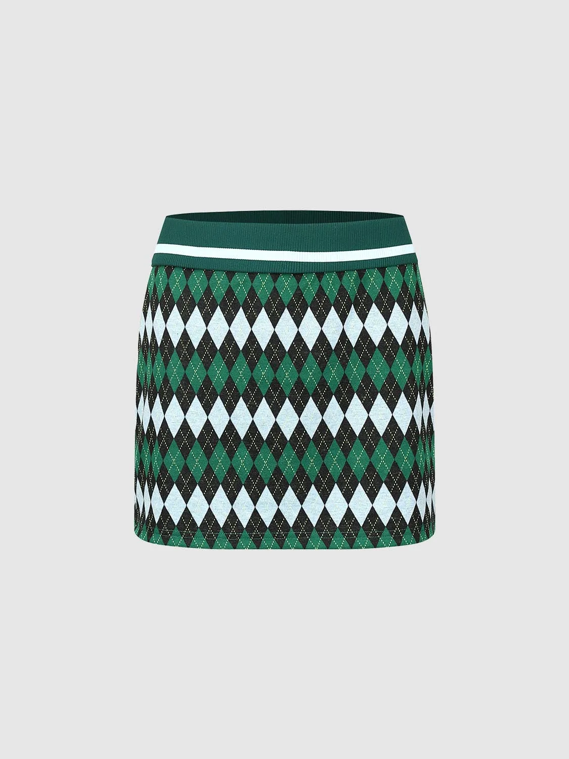Argyle Straight Midi Skirts sold by Urban Revivo product image thumbnail 4