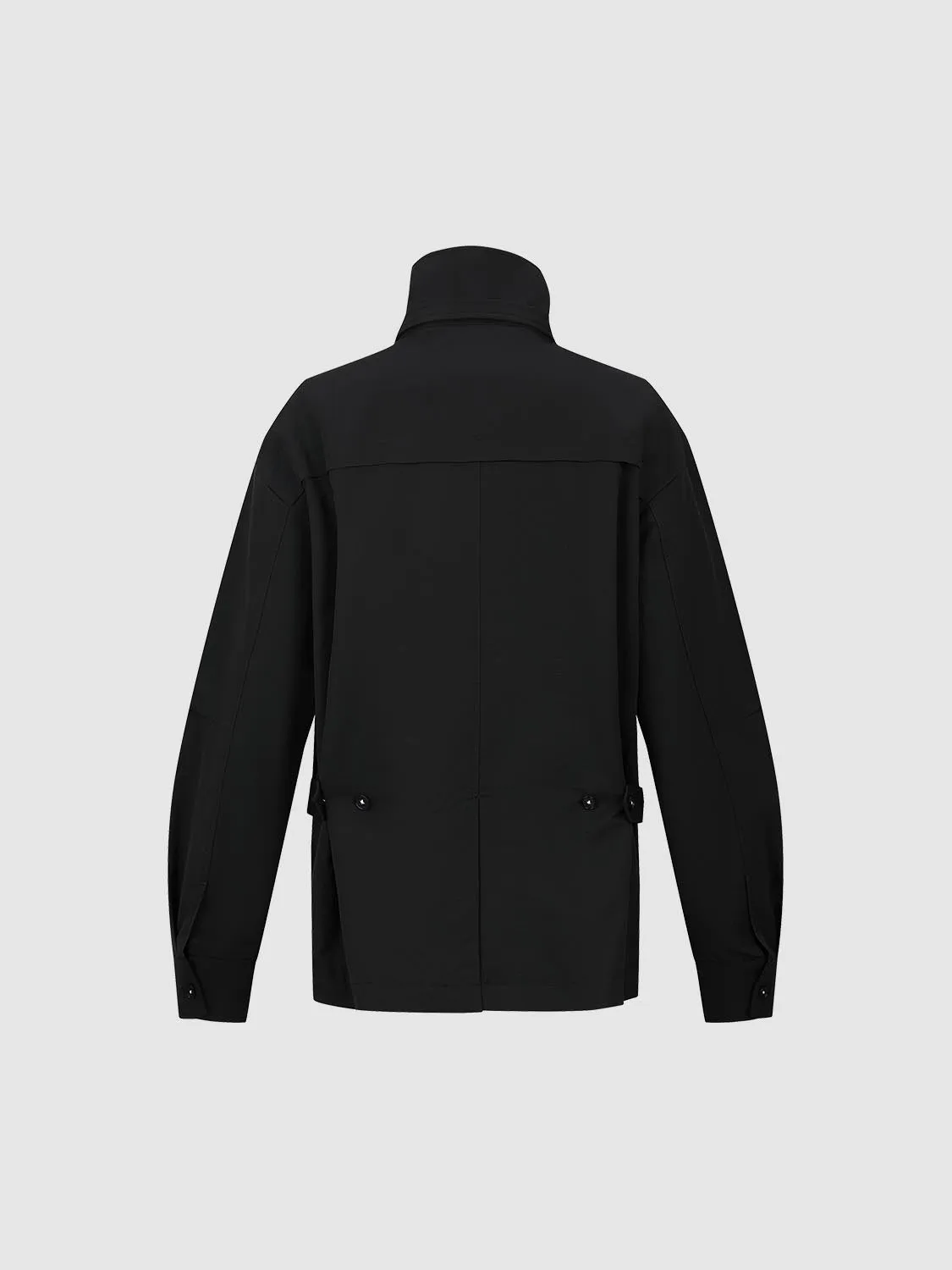 Stand Collar Button Up Jackets sold by Urban Revivo product image thumbnail 2