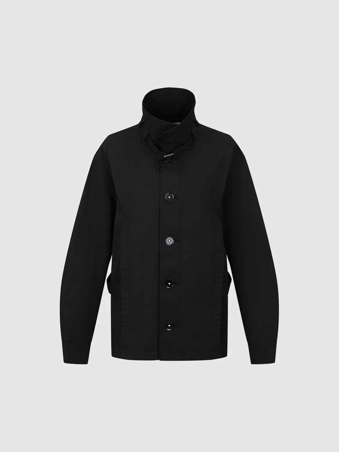 Stand Collar Button Up Jackets sold by Urban Revivo