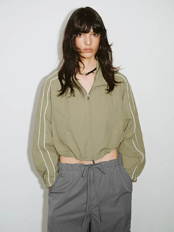 Contrast Full-Zip Track Jackets sold by Urban Revivo