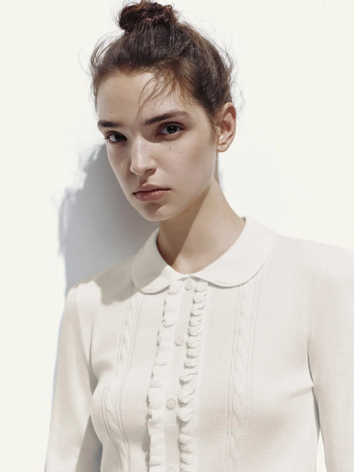 Knitted Button Up Long Sleeve T-Shirts sold by Urban Revivo product image thumbnail 3