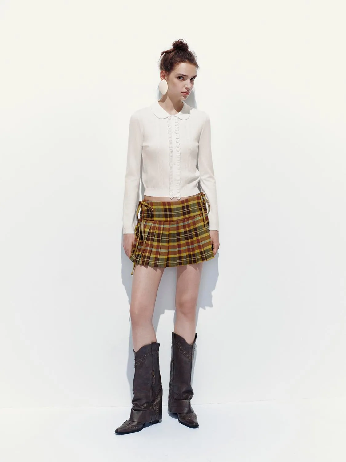 Knitted Button Up Long Sleeve T-Shirts sold by Urban Revivo product image thumbnail 5