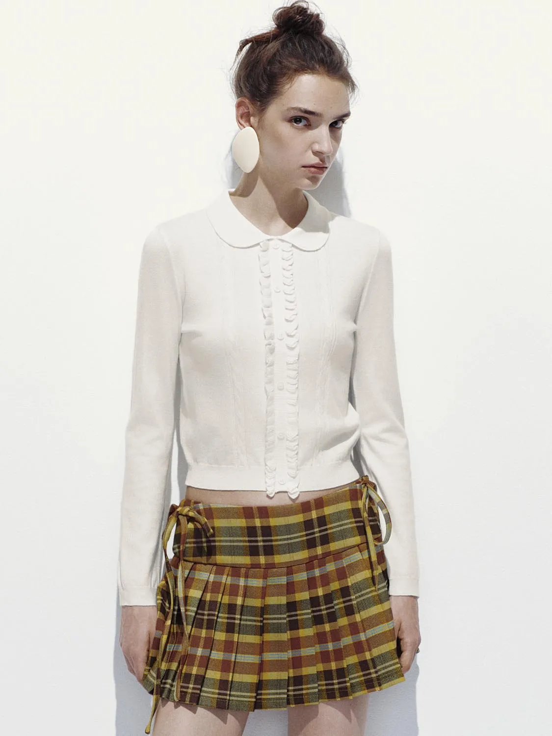 Knitted Button Up Long Sleeve T-Shirts sold by Urban Revivo