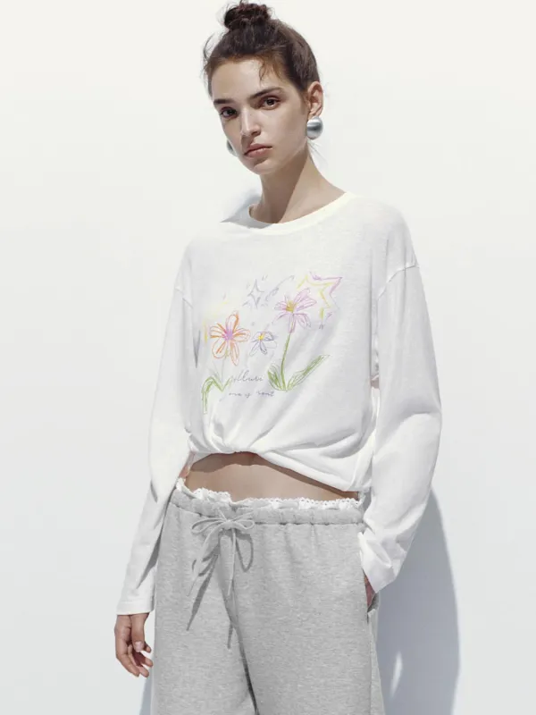 Long Sleeve Printed T-Shirts made by Urban Revivo