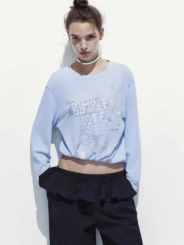 Long Sleeve Printed T-Shirts sold by Urban Revivo