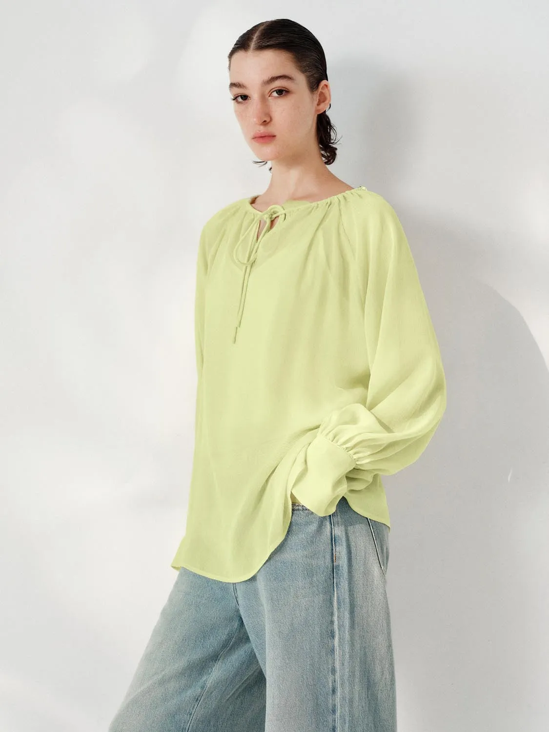 Draped Thin Overhead Shirt sold by Urban Revivo product image thumbnail 2