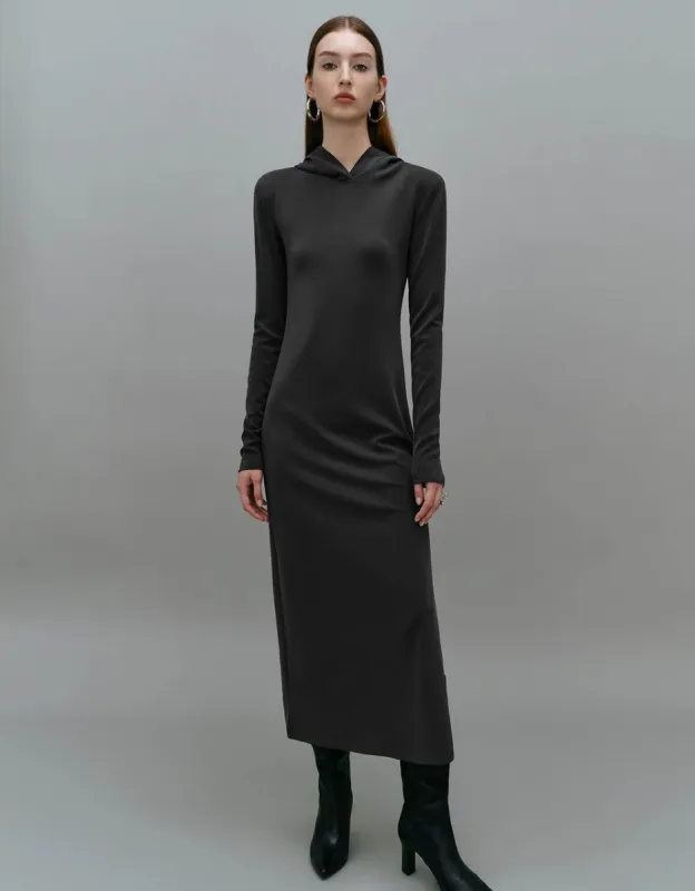Hooed Straight Dress made by Urban Revivo