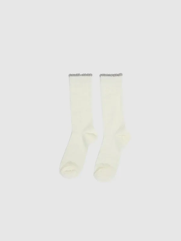 Frill Hem Socks sold by Urban Revivo