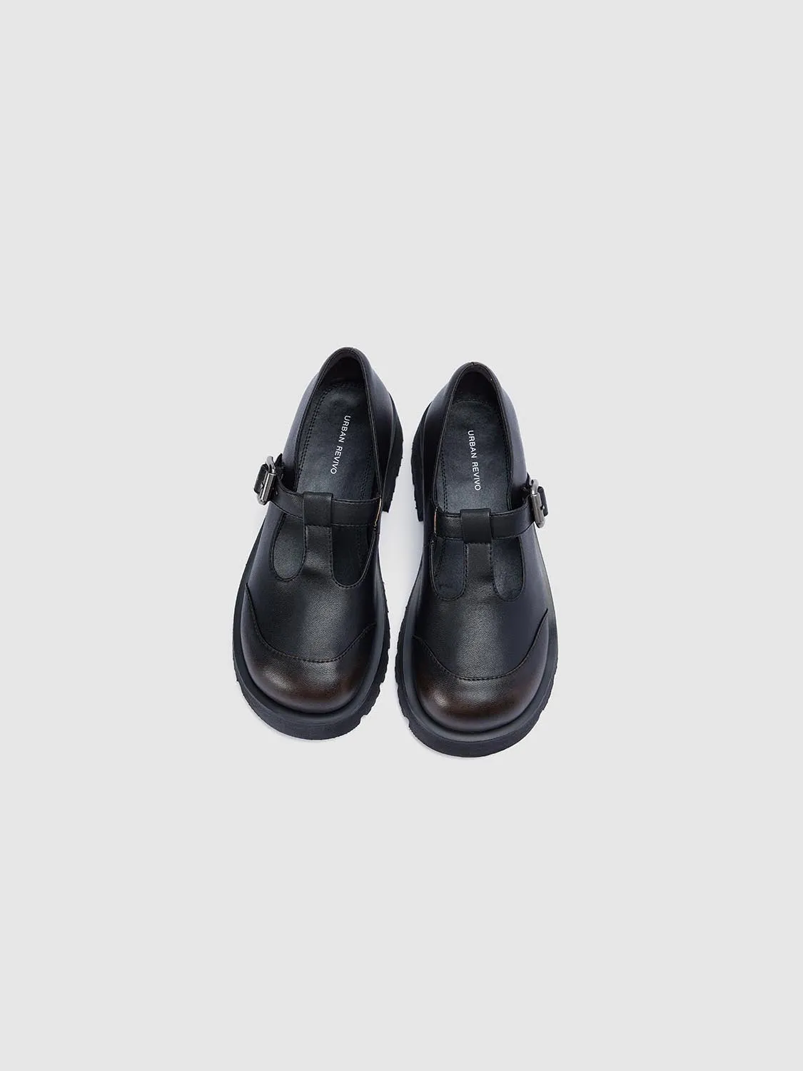 Mary Jane T-Strap Chunky Heel Pumps sold by Urban Revivo product image thumbnail 2