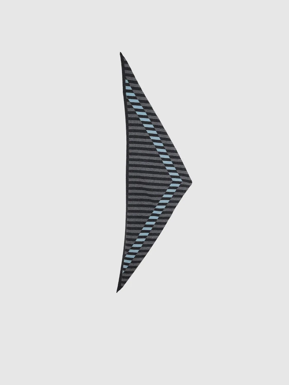 Contrast Striped Triangle Scarf sold by Urban Revivo product image thumbnail 3