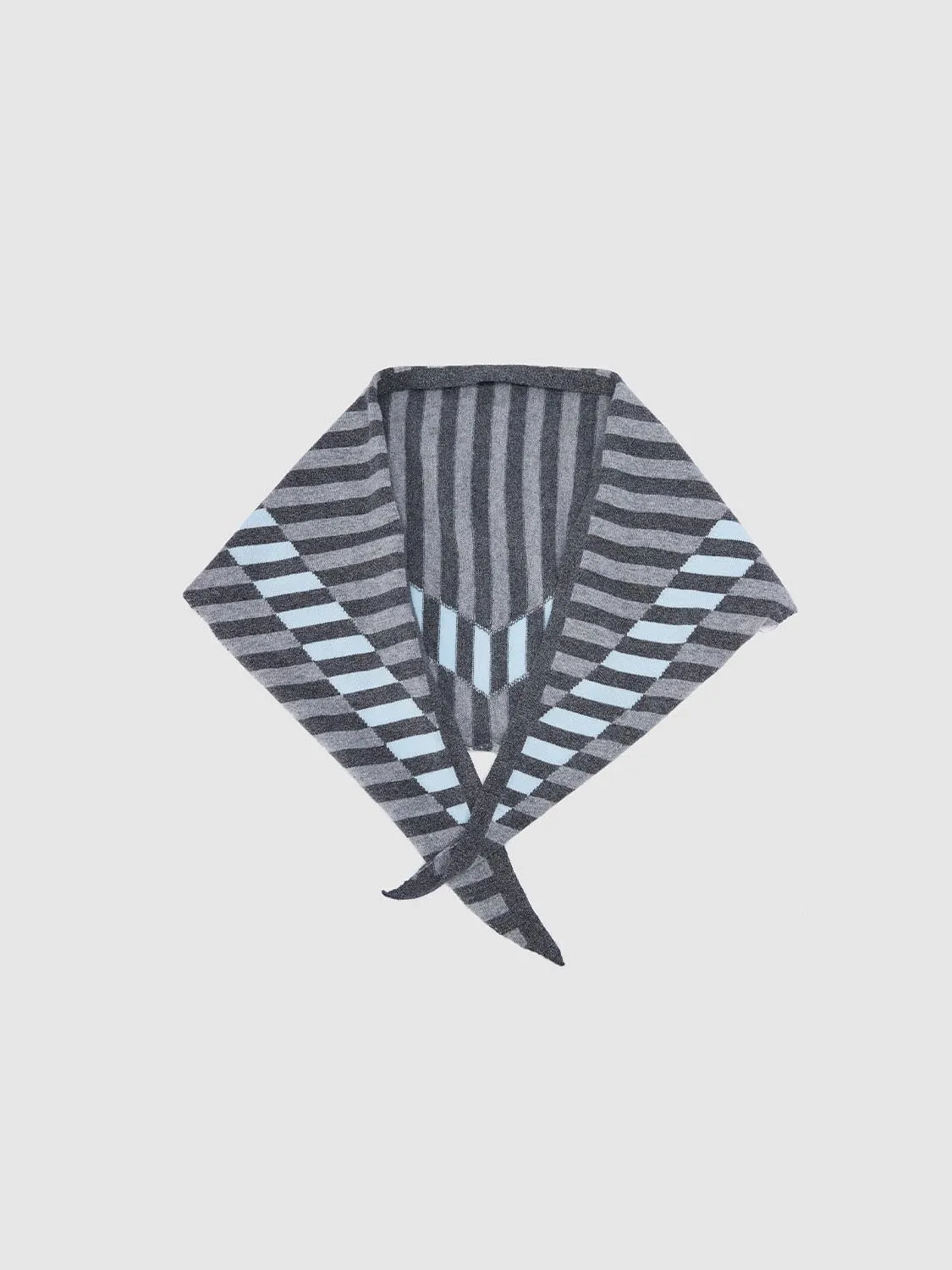 Contrast Striped Triangle Scarf sold by Urban Revivo