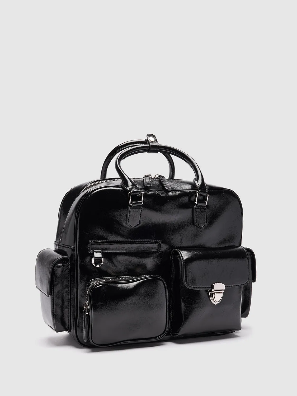 Vegan Leather Tote Backpacks sold by Urban Revivo product image thumbnail 2