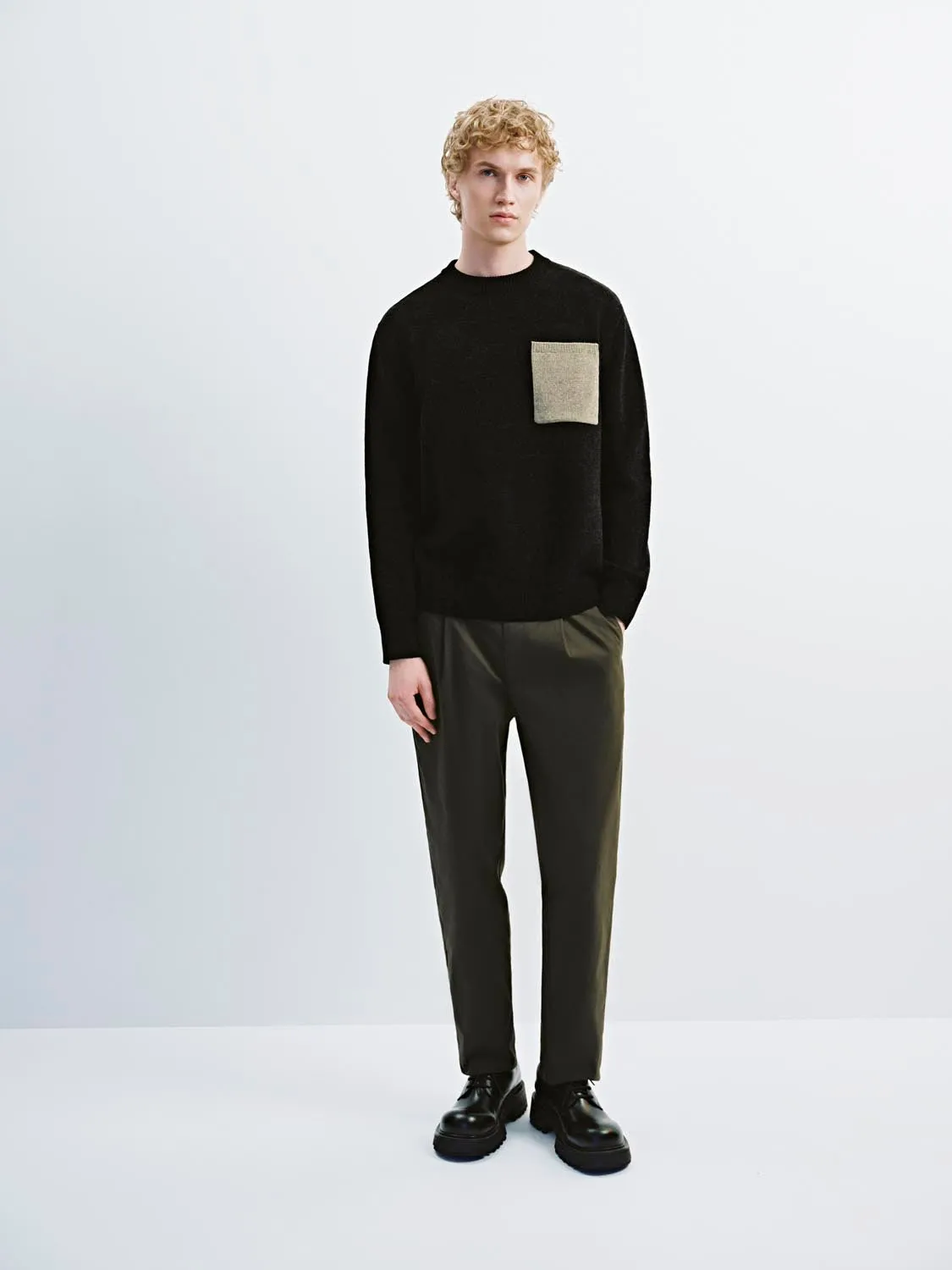 Long Sleeve Knitted T-Shirts sold by Urban Revivo product image thumbnail 4