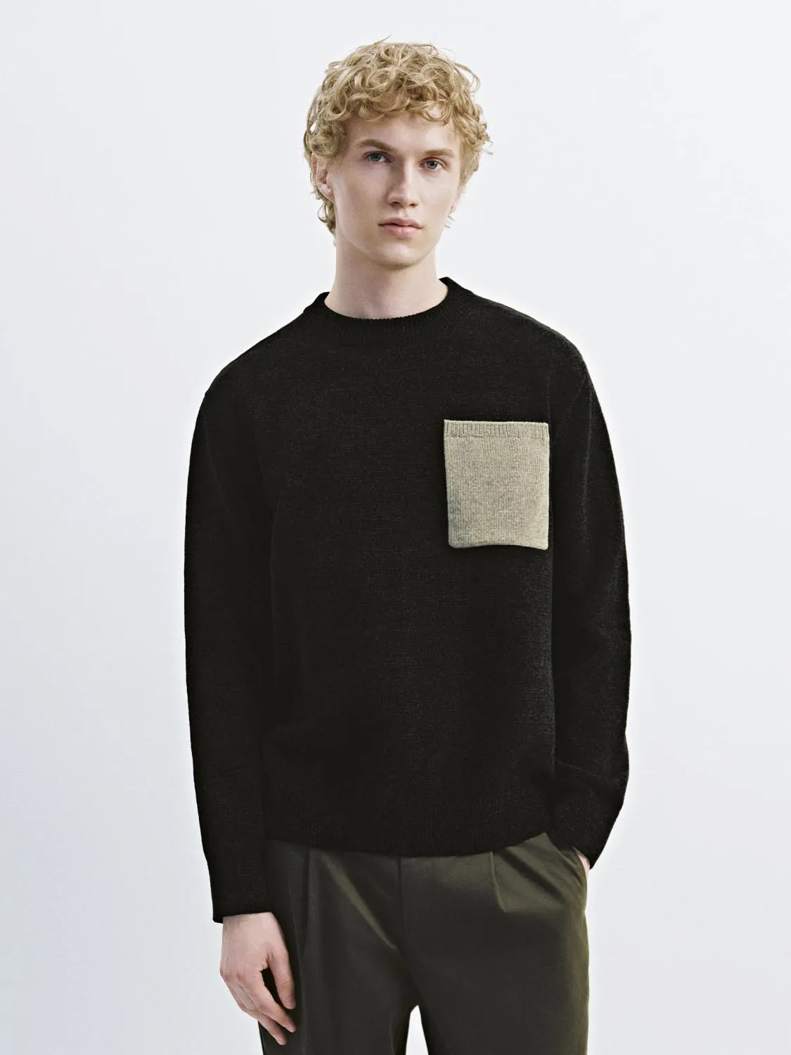 Long Sleeve Knitted T-Shirts sold by Urban Revivo