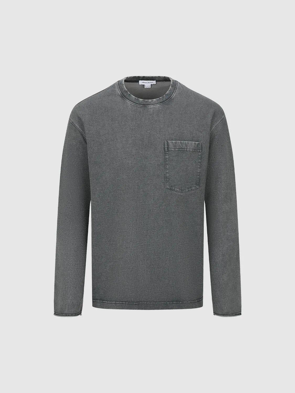 Patch Pocket Long Sleeve T-Shirts sold by Urban Revivo