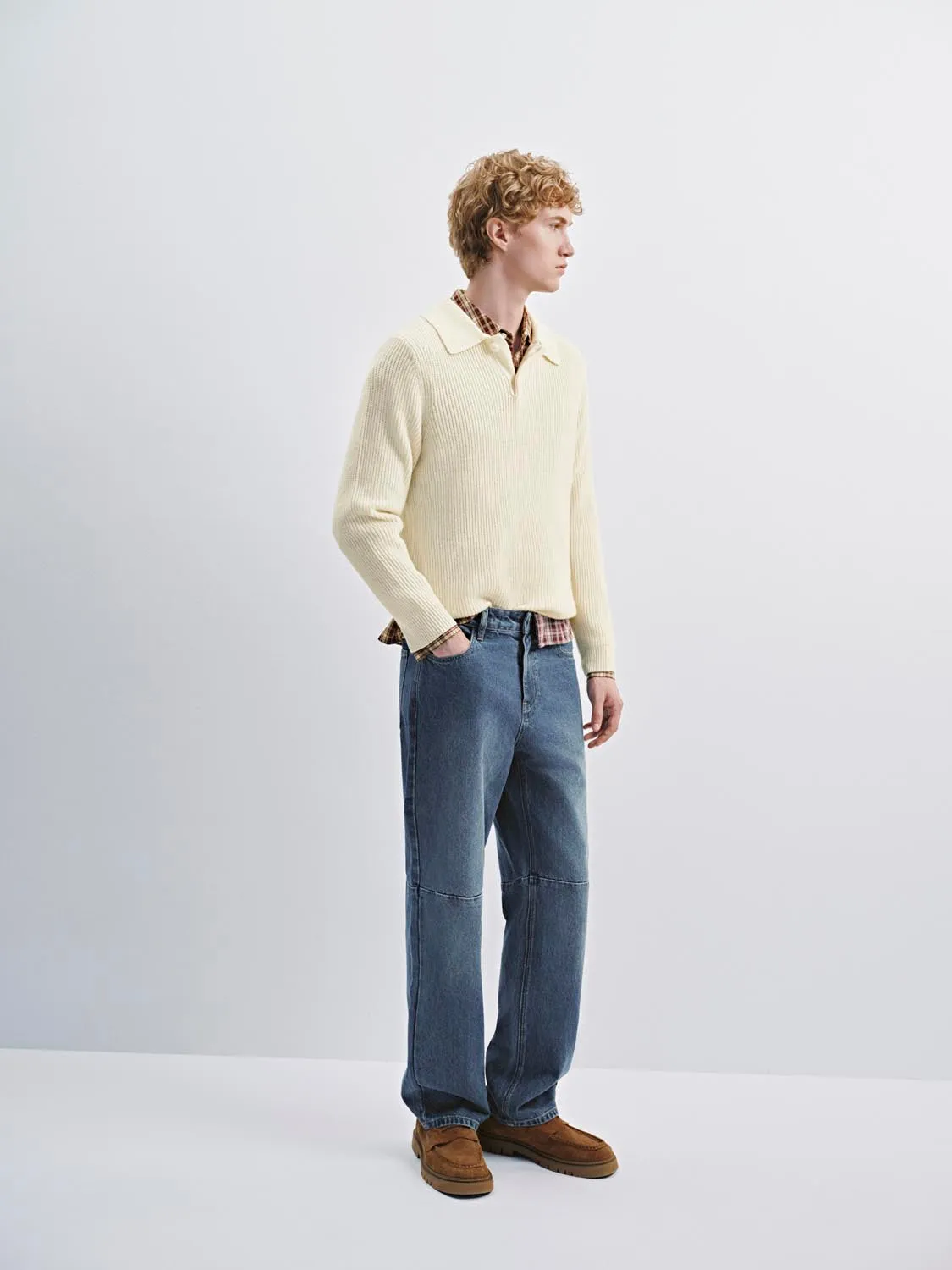 Polo Long Sleeve Knitted T-Shirts sold by Urban Revivo product image thumbnail 4