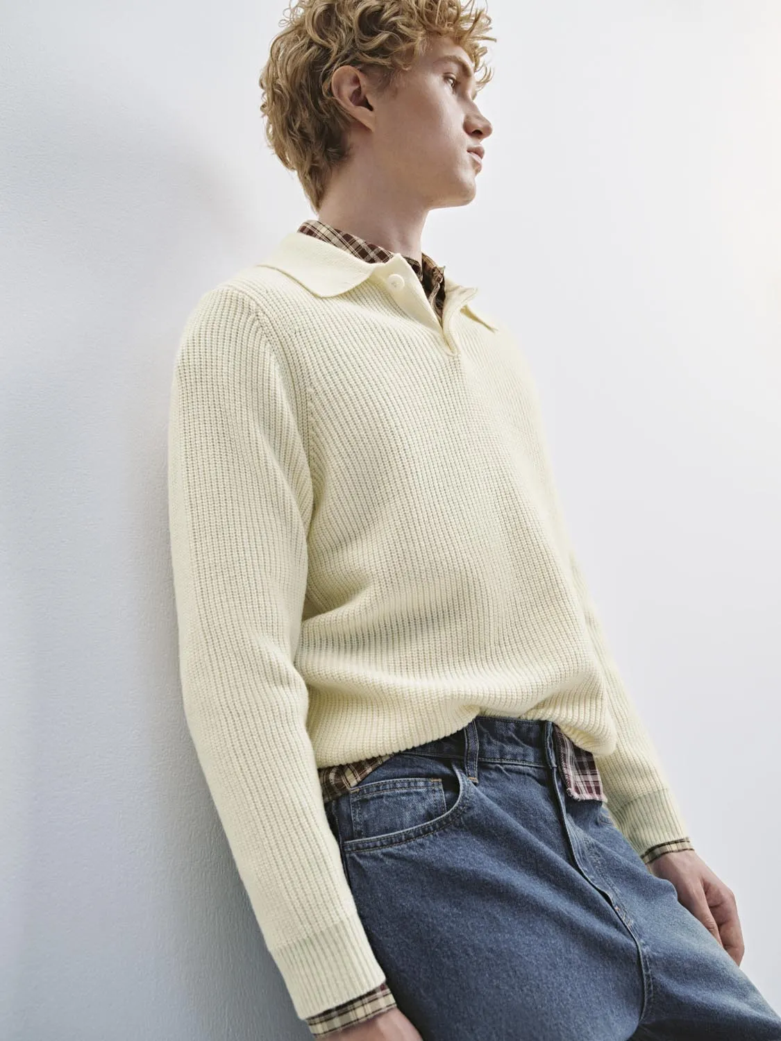 Polo Long Sleeve Knitted T-Shirts sold by Urban Revivo product image thumbnail 2