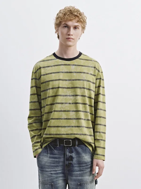 Striped Long Sleeve T-Shirts sold by Urban Revivo