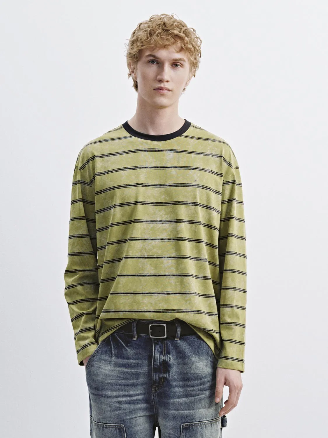 Striped Long Sleeve T-Shirts sold by Urban Revivo