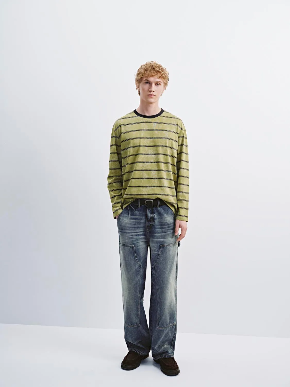 Striped Long Sleeve T-Shirts sold by Urban Revivo product image thumbnail 5
