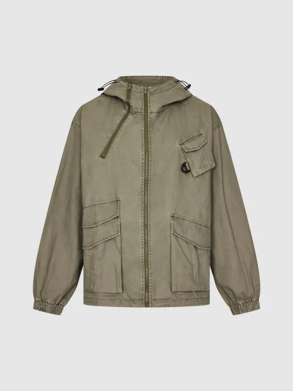 Drawstring Bomber Jackets sold by Urban Revivo