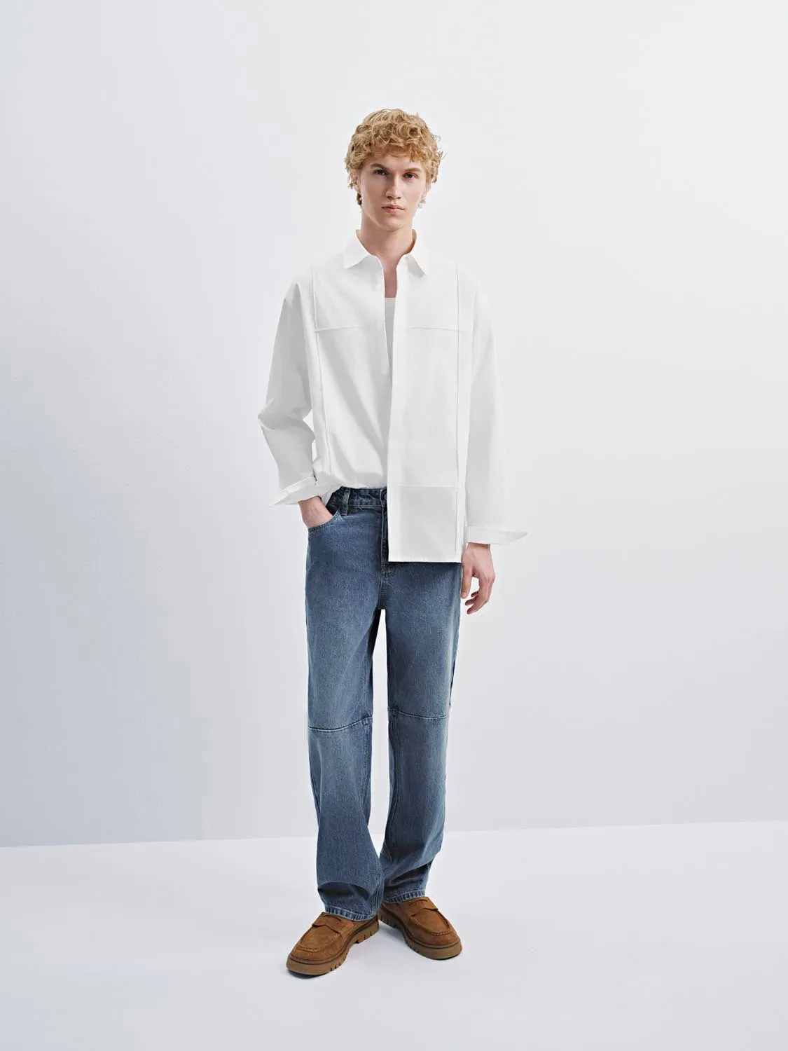 Button Up Loose Fit Shirts sold by Urban Revivo product image thumbnail 5