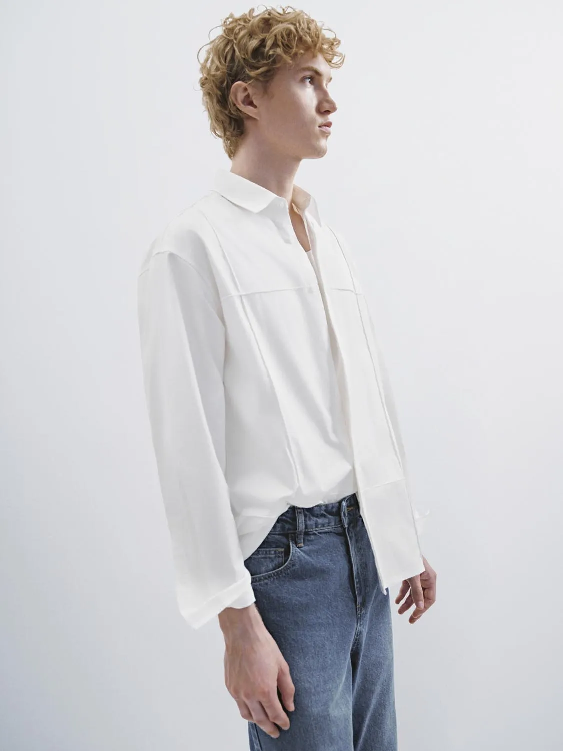 Button Up Loose Fit Shirts sold by Urban Revivo product image thumbnail 2