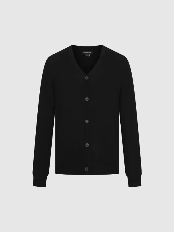 V-Neck Knitted Cardigan sold by Urban Revivo