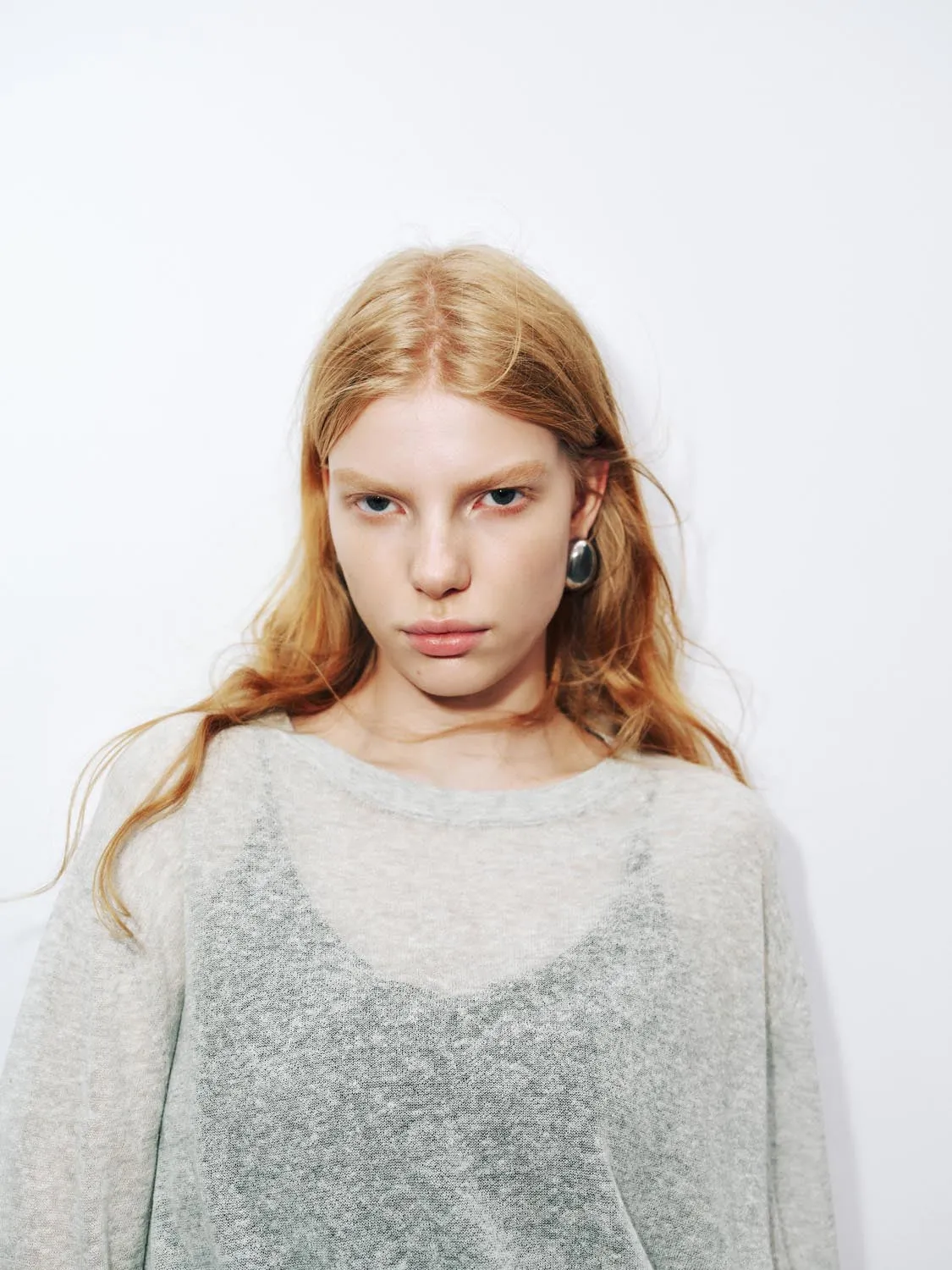 Long Sleeve Sheer Knitted T-Shirts sold by Urban Revivo product image thumbnail 3