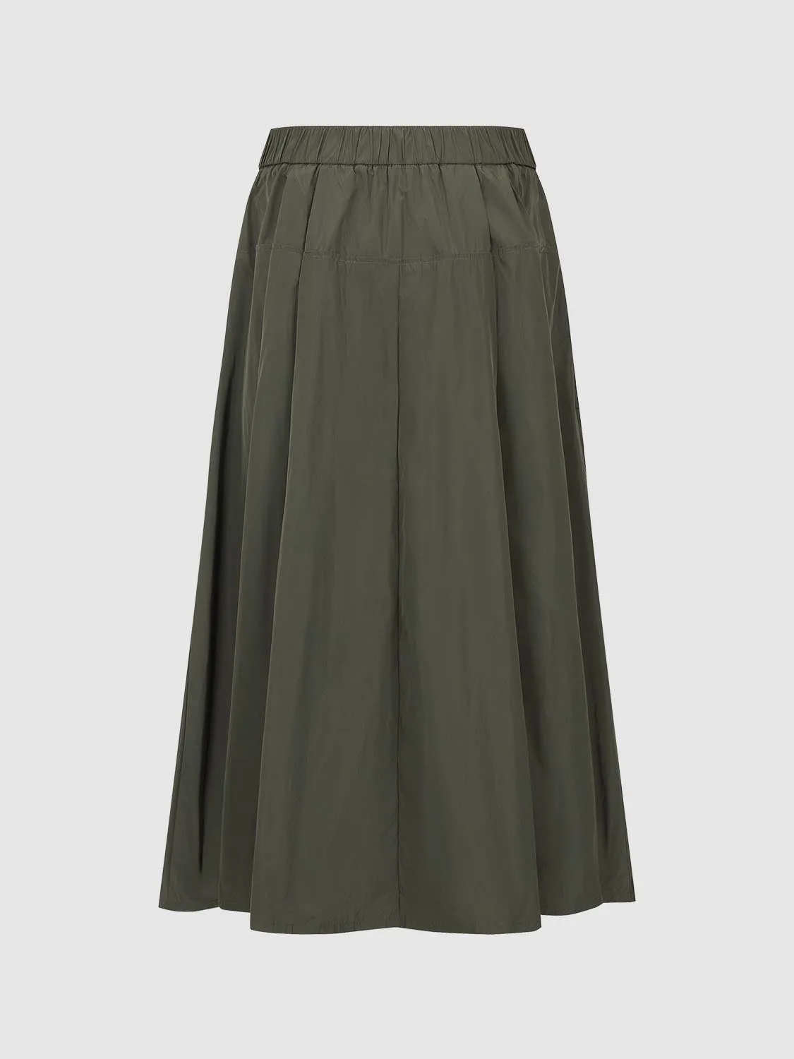 Zip Up A-Line Midi Skirts sold by Urban Revivo product image thumbnail 2