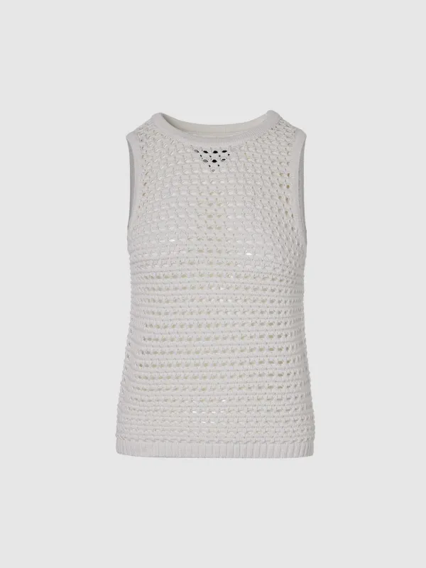 Knitted Sleeveless T-Shirts sold by Urban Revivo