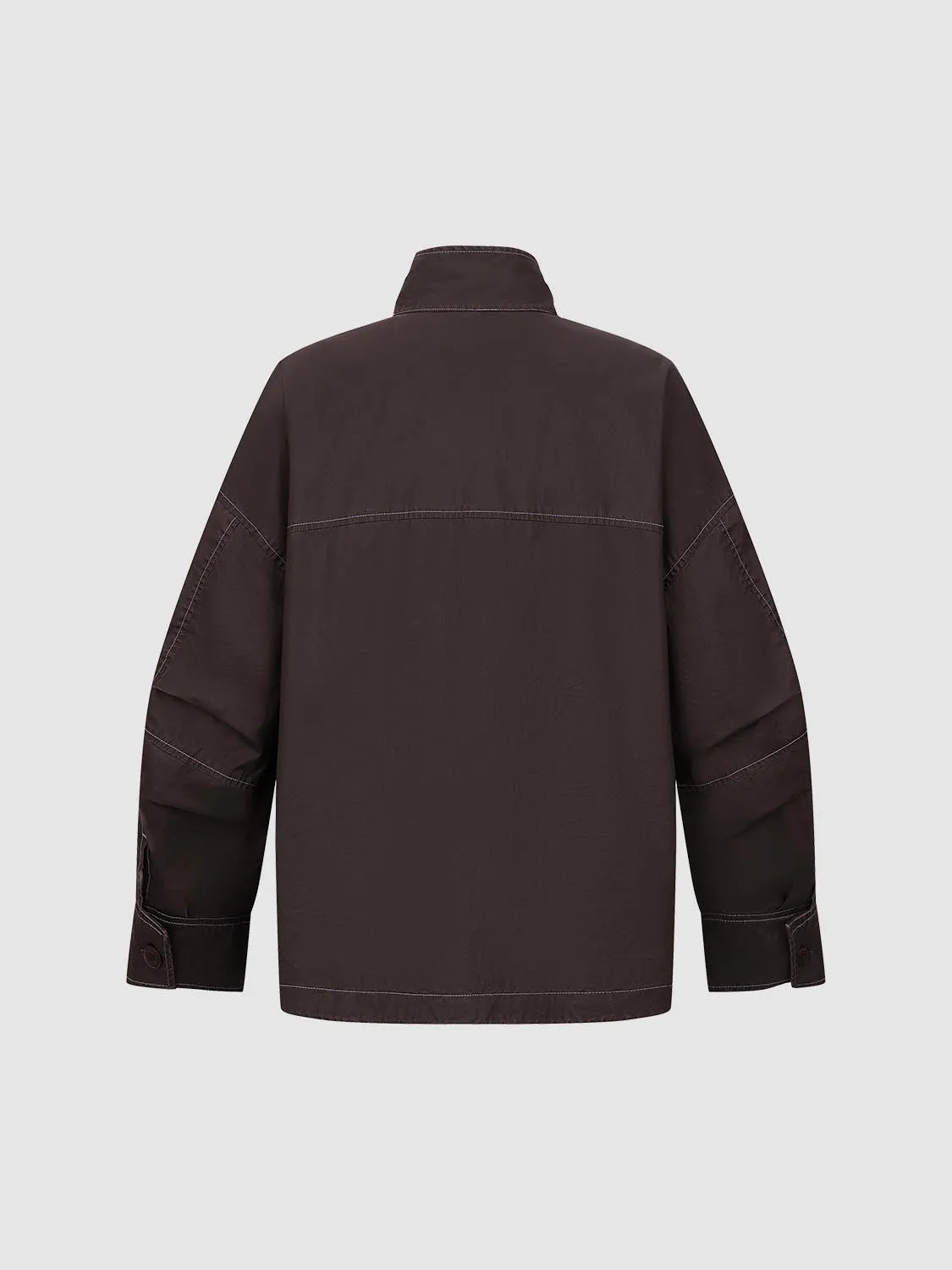 Stand Collar Bomber Jackets sold by Urban Revivo product image thumbnail 2