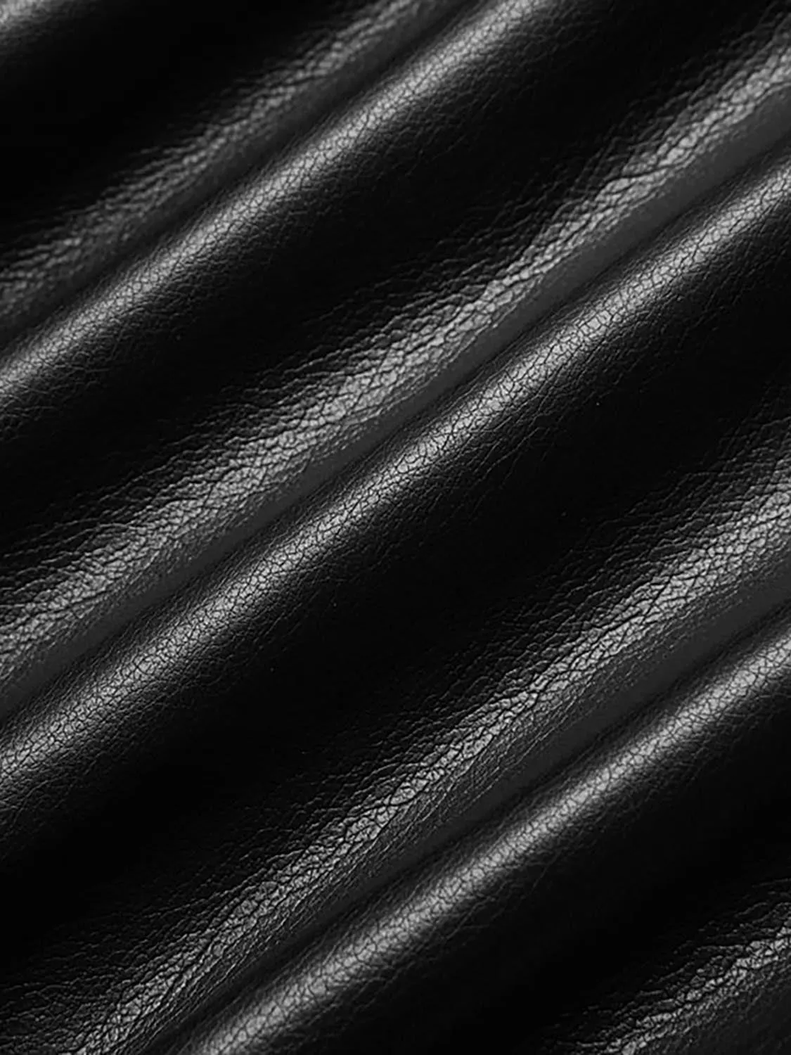 Faux Leather Funnel Neck Jackets sold by Urban Revivo product image thumbnail 3