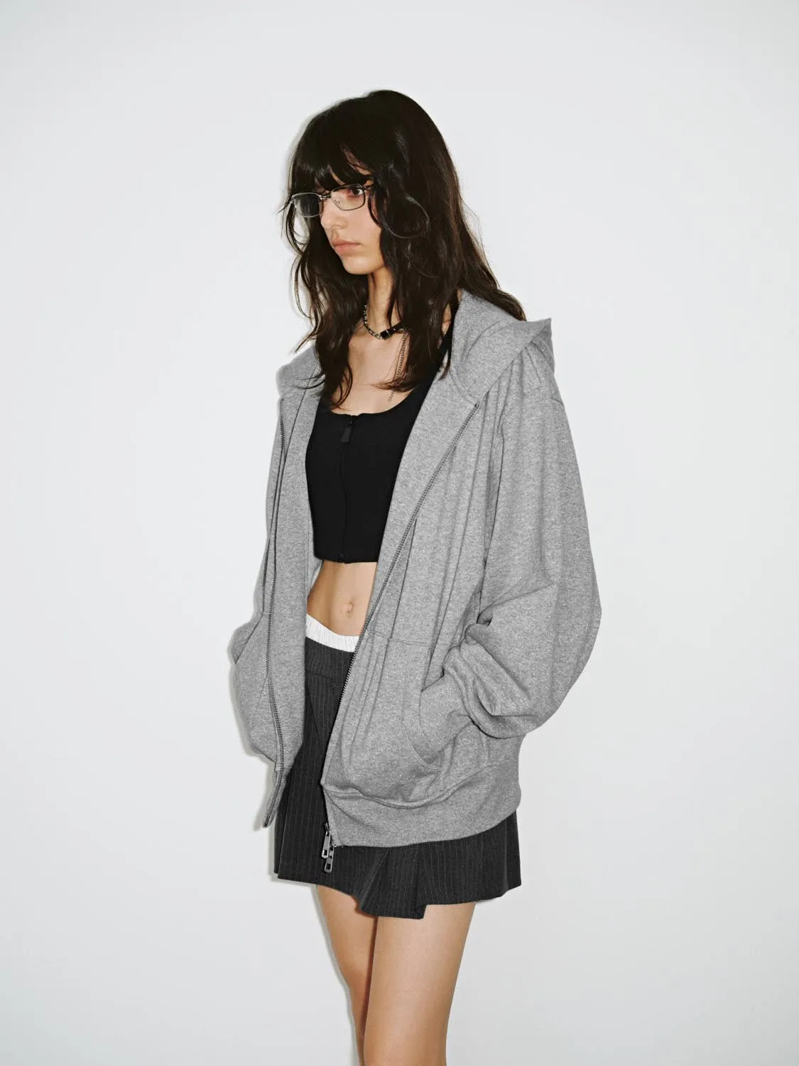 Zip Up Bomber Jackets sold by Urban Revivo product image thumbnail 2