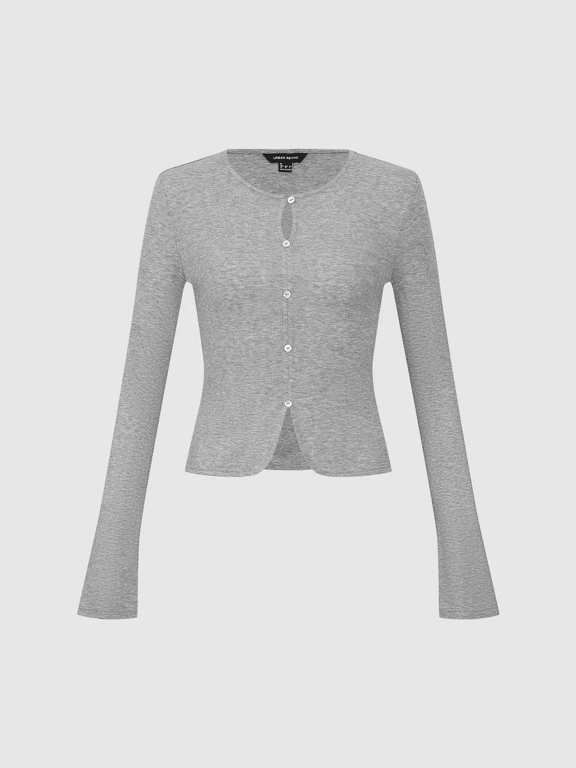 Button Up Long Sleeve T-Shirts sold by Urban Revivo product image thumbnail 4