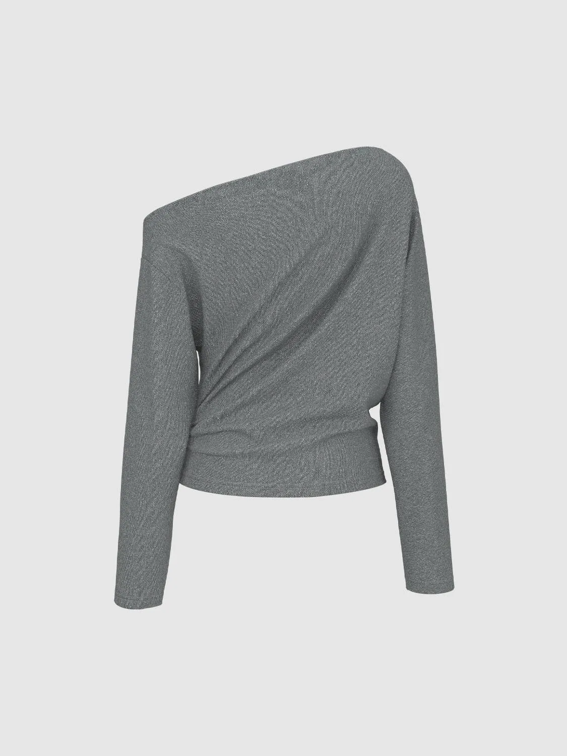 One-Shoulder Ruched T-Shirts sold by Urban Revivo product image thumbnail 2