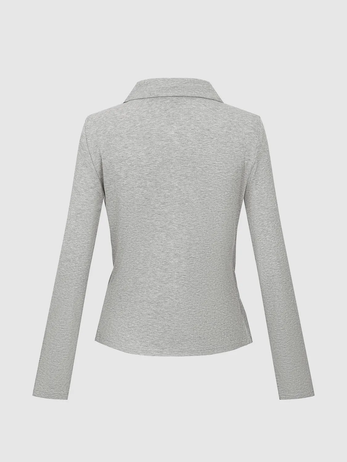 Ruched Polo Shirts sold by Urban Revivo product image thumbnail 2