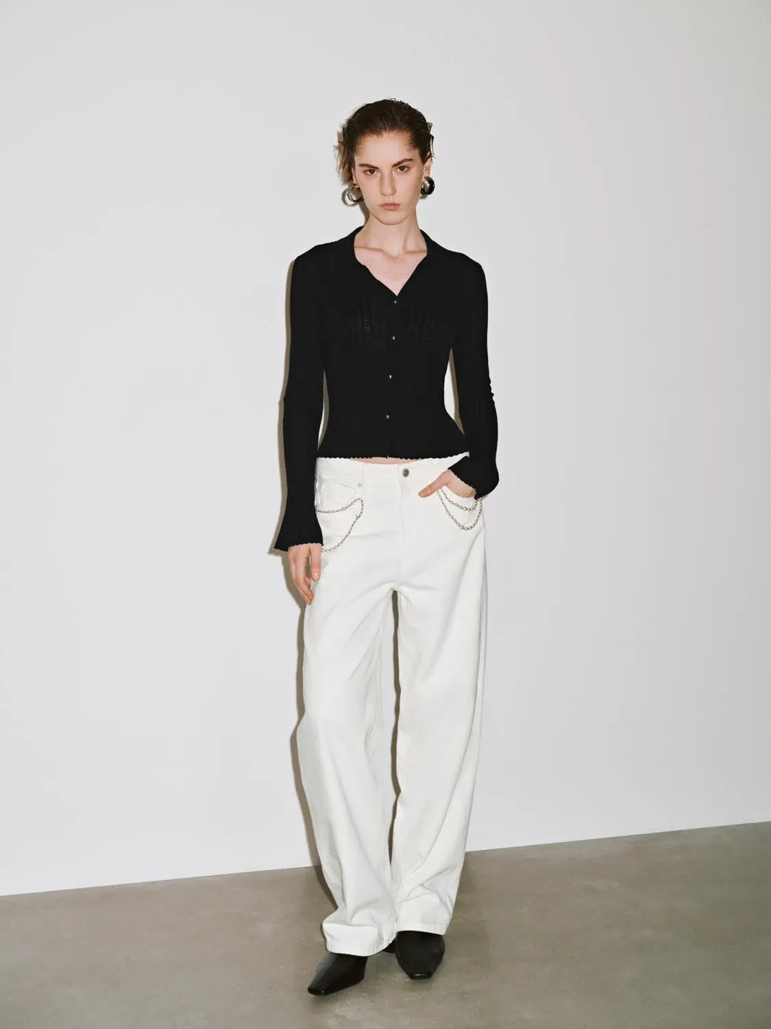 Button Up Knitted Cardigan sold by Urban Revivo product image thumbnail 5