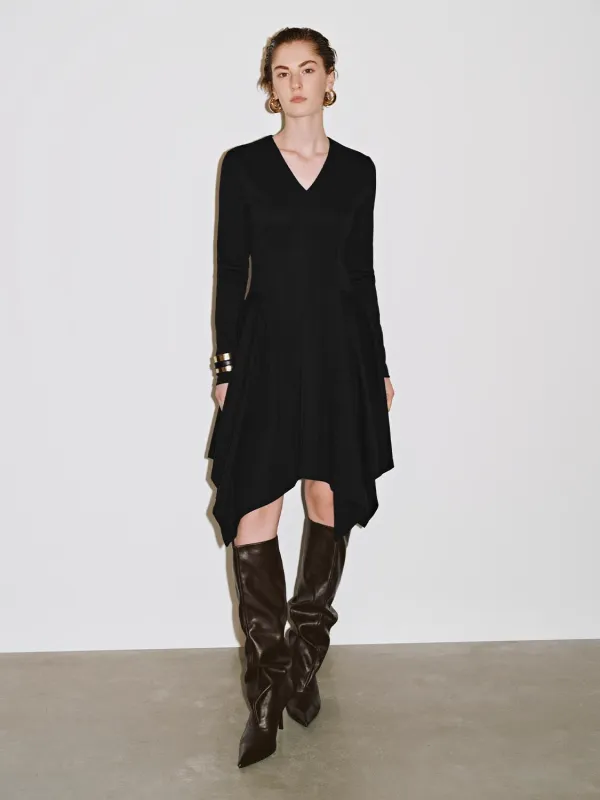 Asymmetric Long Sleeve Midi Dresses sold by Urban Revivo