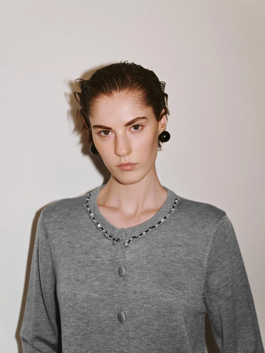 Button Up Knitted Cardigan sold by Urban Revivo product image thumbnail 3