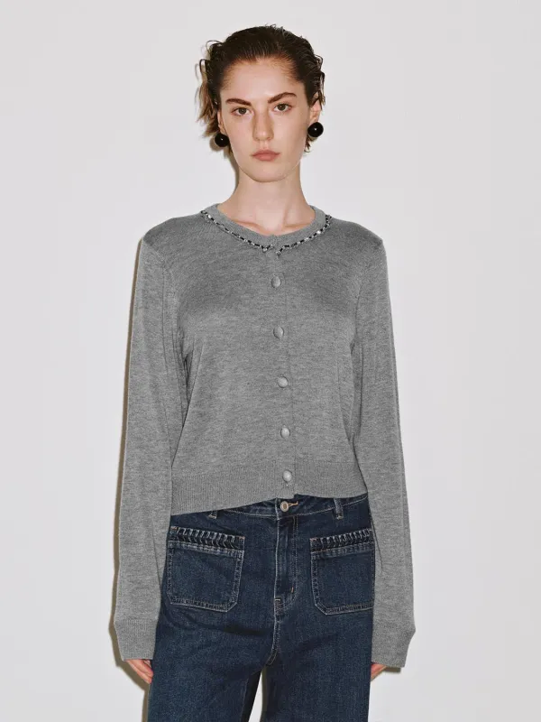 Button Up Knitted Cardigan sold by Urban Revivo