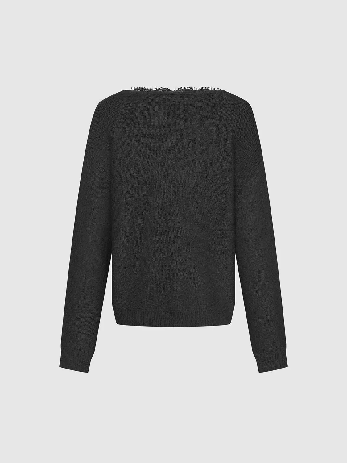 Laced Neck Knitted T-Shirts sold by Urban Revivo product image thumbnail 2