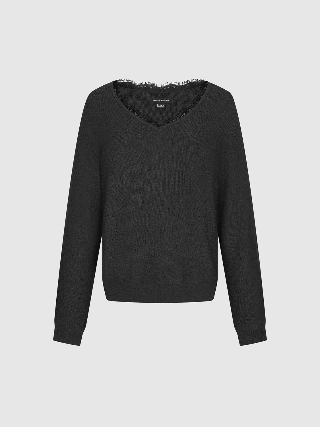 Laced Neck Knitted T-Shirts sold by Urban Revivo