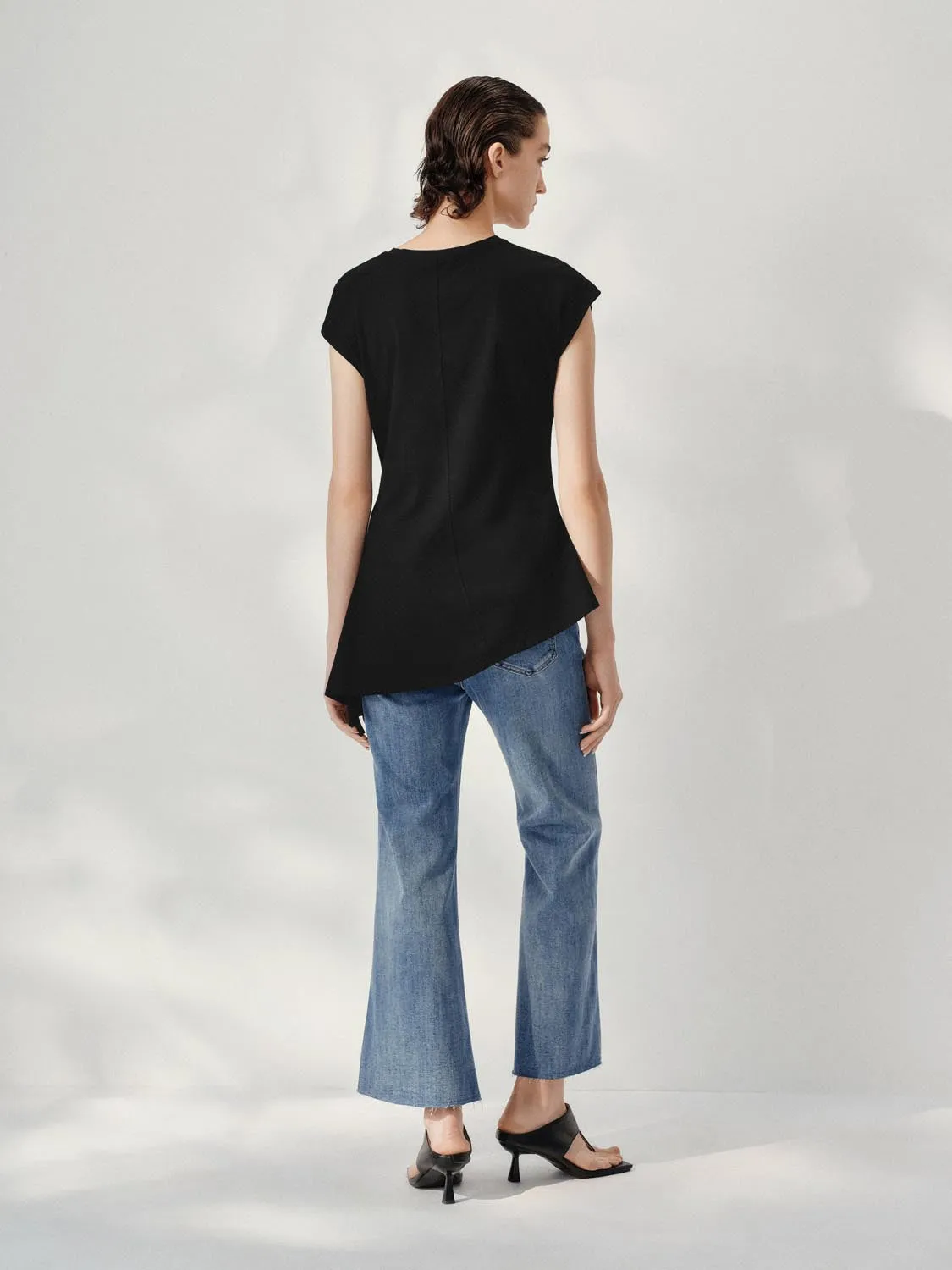 Flare Leg Zip-Fly Jeans sold by Urban Revivo product image thumbnail 4