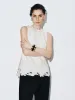 Laced Sleeveless Overhead Shirts sold by Urban Revivo
