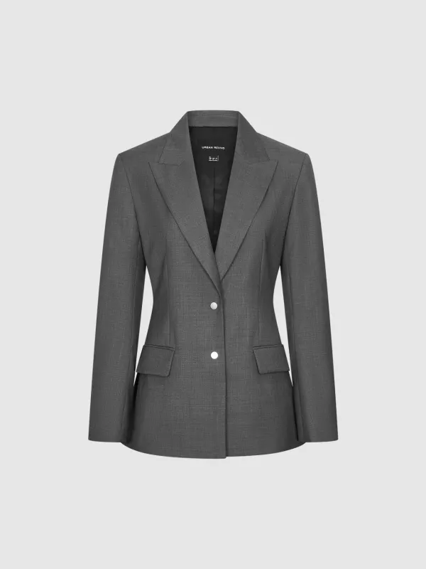 Nipped Waist Tailored Blazers sold by Urban Revivo